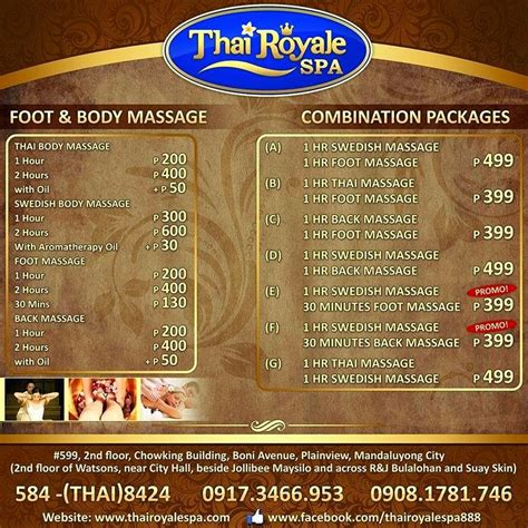 thai royale spa gma timog reviews|Thai Royale Spa GMA Timog .